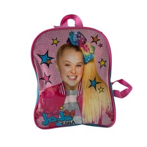 JOJO SIWA by Nickelodeon Kids Pink / Blue 12" Backpack Adjustable Strap